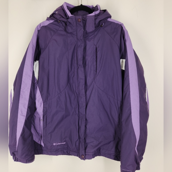Columbia Waterproof Women's Purple Jacket Size XL. #A13 - Picture 2 of 16
